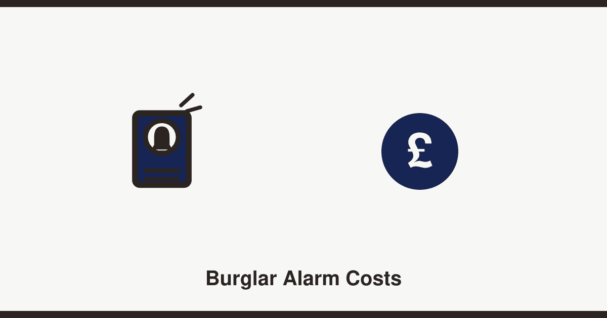 Burglar alarm costs: monitored vs bells-only, and what you actually get