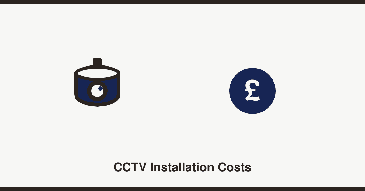 How much does CCTV installation cost in the UK?